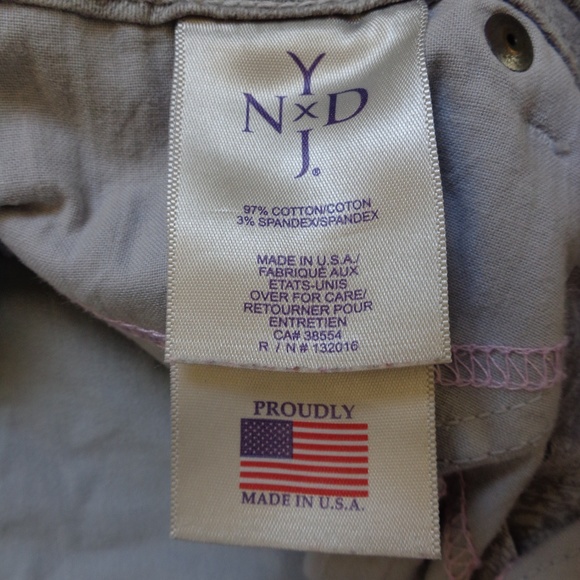 NYDJ Alisha Henna Printed Grey Ankle Pants - Picture 7 of 7